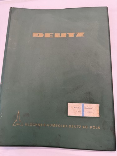 Werkstatt handbuch khd deutz - werkstatt-handbuch, khd-deutz
