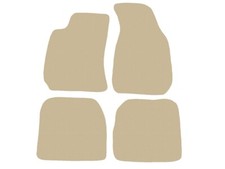 Beige Fußmatten Velour für