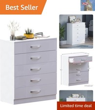 Moderne Hochglanz Kommode mit