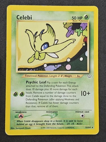 Pokémon celebi neo - celebi, 16/64