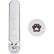 Metall Stempel Pfote 6mm Tier