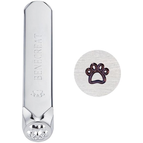 Metall stempel pfote 6mm tier - stempel,