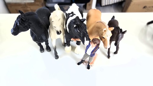 Schleich große sammlung rasse - schleich,