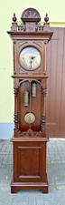 schöne klassische Standuhr Gründerzeit  Eiche Gustav Becker