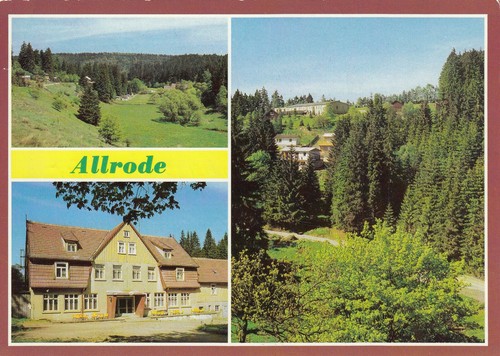 Alte postkarte allrode - alte,