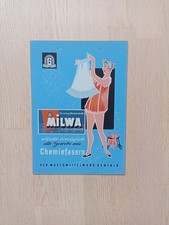 Nostalgische DDR Werbetafel Milwa Waschpulver