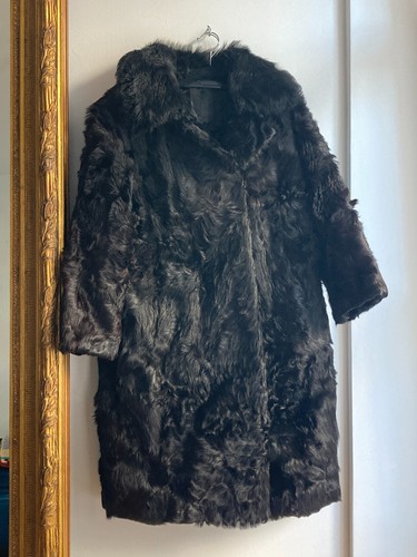 Vintage lammfelljacke mantel - vintage,