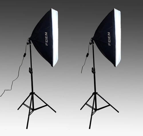 Fgen softbox set schwarz weiß - softbox,