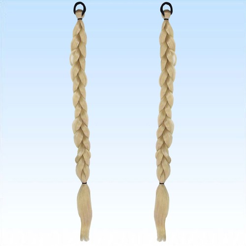 Zöpfe zum anstecken blond - 2,