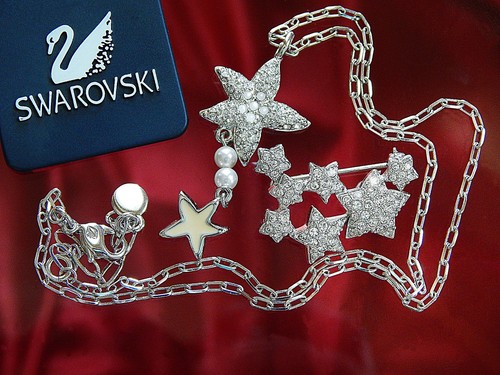 Swarovski halskette mit - swarovski,