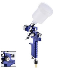 MINI HVLP Lackierpistole Spritzpistole Farbspritzpistole Druckluft 0.8mm Düse