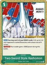 One Piece Two-Sword Style Rashomon (OP12-038) OP12P Common Englisch Neu