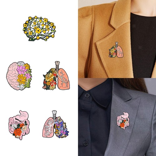 Menschliche organe brosche - menschliche,
