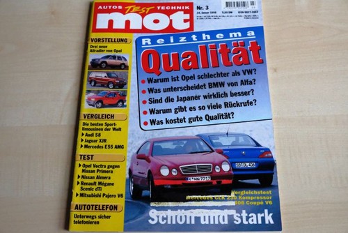 Mot 1998 mercedes - 03/1998, e