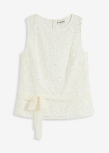 Elegantes spitzentop 40 42 - spitzentop, gr.