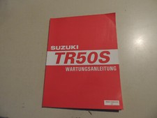 .Wartungs Reparatur anleitung Werkstatt hand buch Suzuki TR 50 S Modelljahr 1998