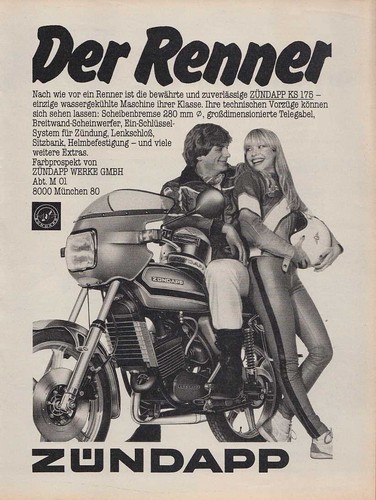 Zündapp 175 reklame - zündapp,