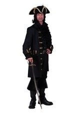 Piratenkostüm Herren Pirat Jacke Mantel Alday Gehrock Kostüm Halloween Karneval
