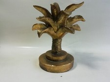 PTMD Palme Stabkerzenhalter gold Figur 700191 Statue 16 cm hoch Kerzenständer