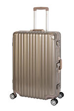 Travelhouse London Reisekoffer Trolley L - Alurahmen Polycarbonat Hartschale TSA