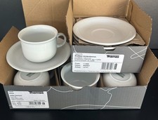 Thomas Trend Weiß Kaffeeobertasse Kaffeetasse 6 Stück Obertasse mit Untertasse