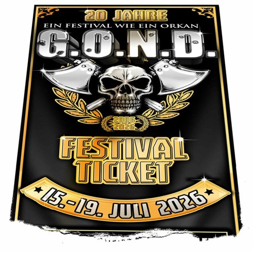 Festival ticket 2026 - g.o.n.d.,