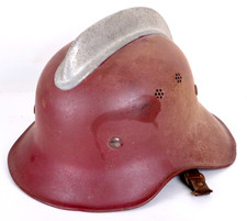 Original M44 Gladiator Stahlhelm als Feuerwehrhelm mit Alu-Kamm