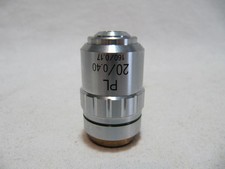 Euromex NOVEX Plan 20x 0,40 Mikroskop Objektiv Planachromat Mikroskopobjektiv