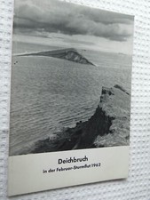 Sturmflut 1962. Deichbruch in