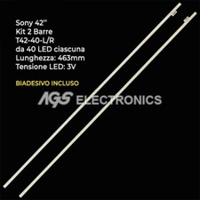 KIT 2 BARRES DE BANDES 40 LED