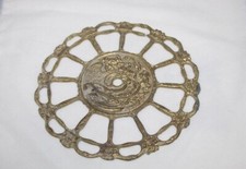 (02Bz) Altes Zifferblatt Umrandung Bronze für Comtoise Uhr Laternenuhr um 1800