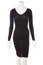 MARITHÉ+FRANÇOIS GIRBAUD Knit Dress Stretch 1 = D 36 dark brown