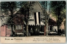13544430 - 2080 Pinneberg Gasthaus Stadt Hamburg Fahltskamp Fahrrad 1905
