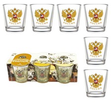 6 er Set Wodkagläser