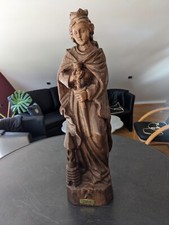 Heilige St. Barbara Holz geschnitzt ca. 44 cm
