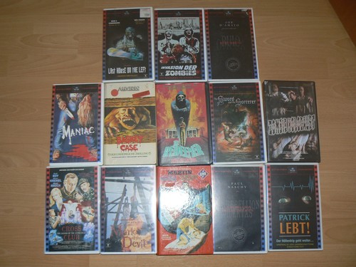 Konvolut vhs raritäten - raritäten, /kult