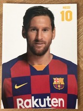Offizielle Autogrammkarte AK *LIONEL MESSI* FC Barcelona 19/20 2019/2020 RAR #1 