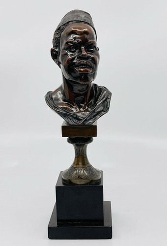 Max wiese bronze büste - bronze,
