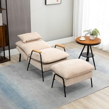 HOMCOM Relaxsessel mit Hocker