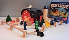 HABA Holz Bauernhof Scheune in OVP, Tiere SILO Weidezaun BÄUME Habermaaß Rodach 