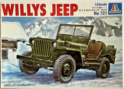 Italeri 721 24 willys - 721,