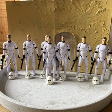 Custom Wars Custom 7 Clone Trooper Figure 501 Fives, Tup, Jesse, Echo, 3.75 inch