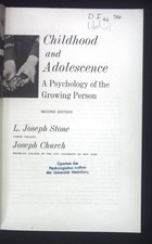 Childhood and Adolescence. A