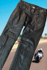 Traumhafte hochwertige HELD Damen MOTORRAD Echt Leder-Hose Gr.38 (NP:400,-€)