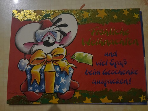 Diddl weihnachtskarte - diddl,
