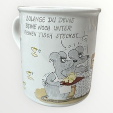 Tasse - Sammeltasse - Uli Stein - solange du noch deine Füße - gebraucht