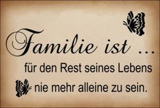 Dekoschild - Familie
