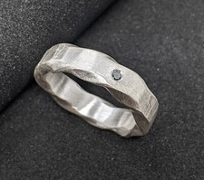 Ring 7 mm breit  Feinsilber