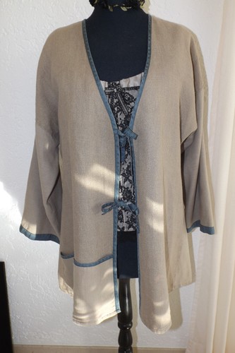 Leinenjacke bluse tunika - leinenjacke, jacke