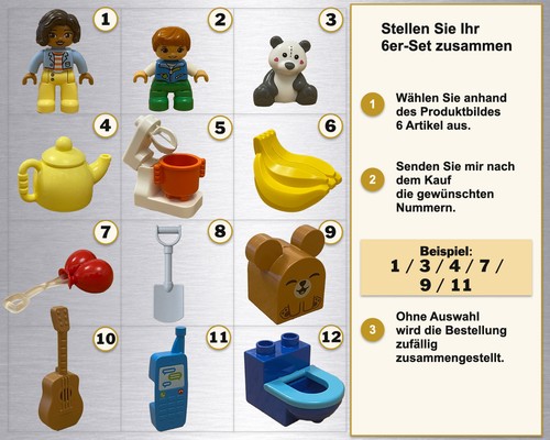 Lego duplo 6er set - 6er-set, 6